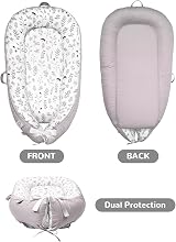 EAQ Hedgehog Baby Lounger Nest 0-12 Months 100% Cotton Portable Co-Sleeping view 8