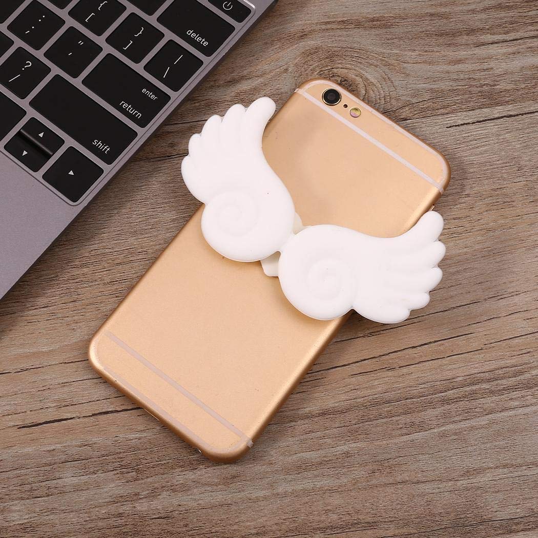 Kigin Cute Animal Shape Phone Holder Winder Cable for Phone Stands