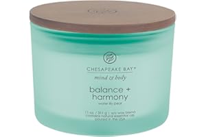 Chesapeake Bay Candle Scented Candle Balance + Harmony (Water Lily Pear) Coffee Table Home Décor
