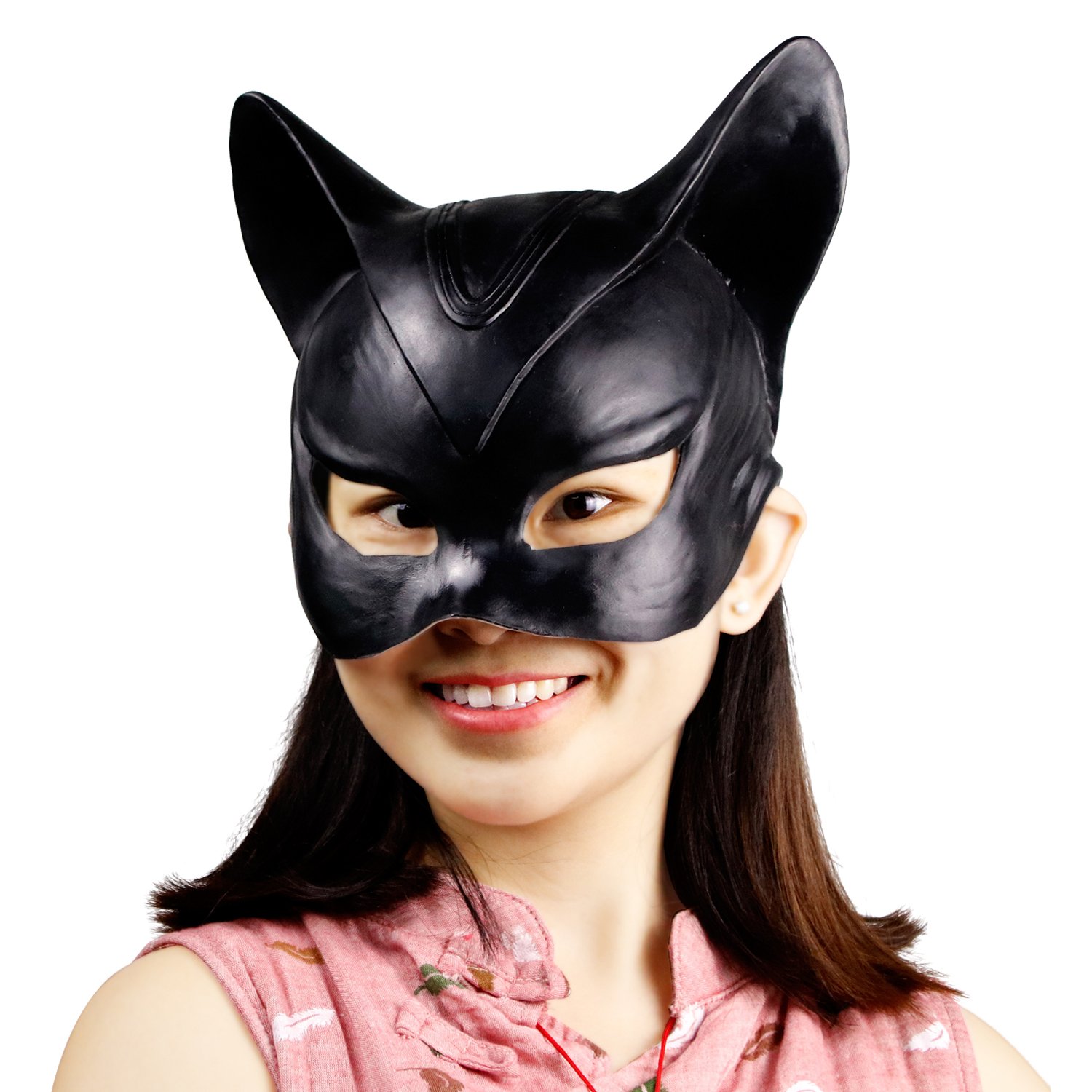 Waylike Cat Mask Latex Woman Mask Novelty Halloween Costume Party Masks