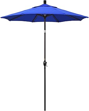 Amazon Com California Umbrella 6 Round Aluminum Market Umbrella