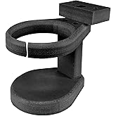 Adirondack Chair Cup Holder Attachment – Adjustable Poly Lumber Drink Holder – Outdoor Accessory for Polywood Furniture, Black