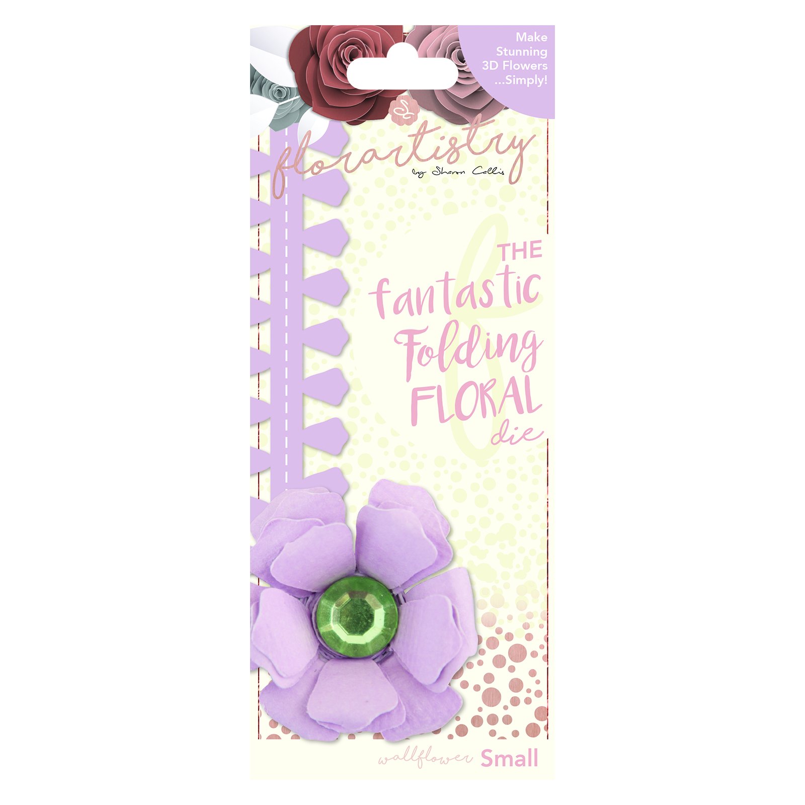 Florartistry Folding Die-WallFlower (Small), Metal, Brown