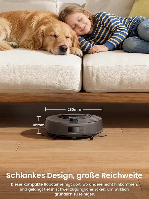 M330 Plus Staubsaugroboter mit Wischfunktion