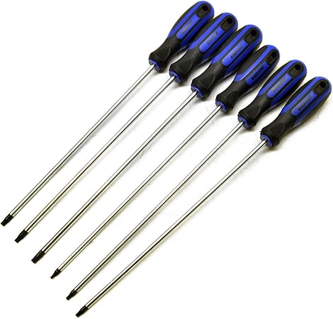 Tournevis Torx De Tres Grands Star T10 T30 Longueur Totale 260mm 6pc Amazon Fr Bricolage
