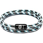 BTEYIVTA Handmade Nautical Rope Bracelet for Men Sunproof Colorfast Surfer Braided Paracord Bracelet Unique Choice for Men, Women & Couples
