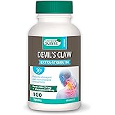 Laboratoire Suisse Devil’s Claw – Joint Pain Relief - Devil’s Claw & Glucosamine – 100 Capsules