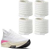 UamGlsob 2 Pairs Running Shoe Laces for AlphaFly 3, Vaporfly 3 Sneakers | 6mm Sawtooth Athletic Shoelaces, Serrated Track Shoe Strings Replacement for Road Racing Trainers Sneakers