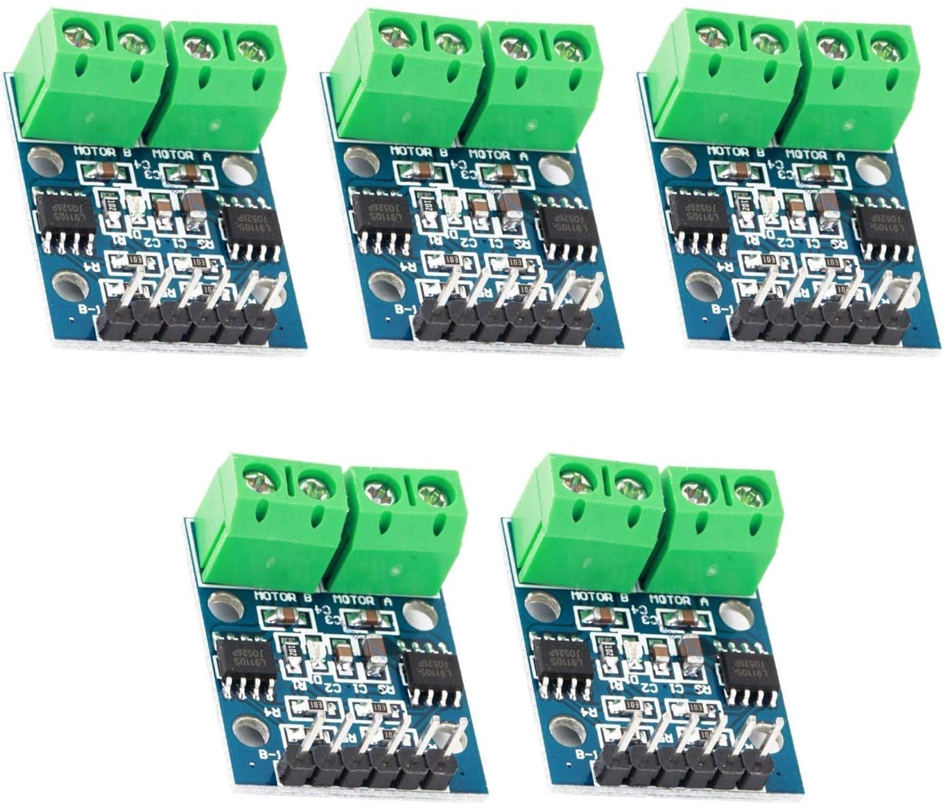 TECNOIOT 5pcs L9110S H-bridge Dual DC Stepper Motor Driver Controller Board L9110 Module