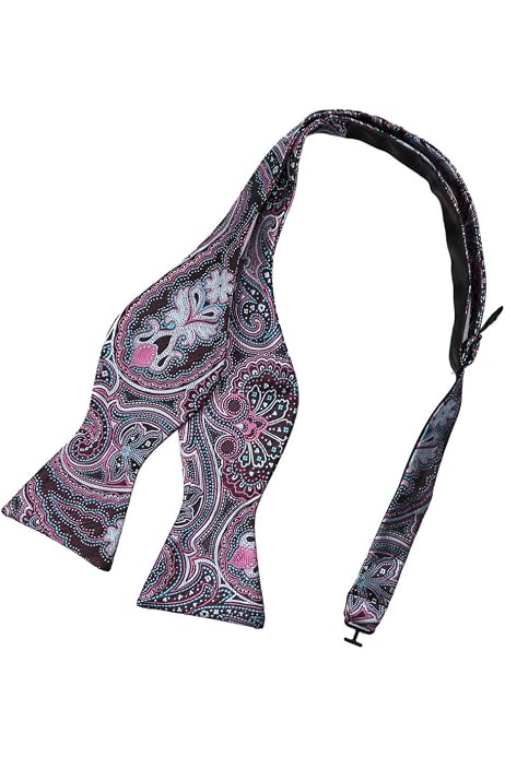 Dan Smith Men's Cravat/Ascot Tie Set - Silk Blend, 3-Pack (Burgundy, White, Burgundy)