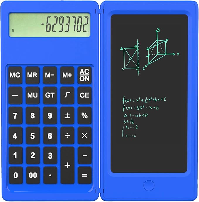 Desk Calculator, Desktop Calculator with 12 Digit Large LCD Display and