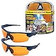 BattleVision Storm Glare-Reduction Glass by BulbHead,All Weather Conditions Day/Night,Optimize Light&Block Blue Rays,2 Pairs
