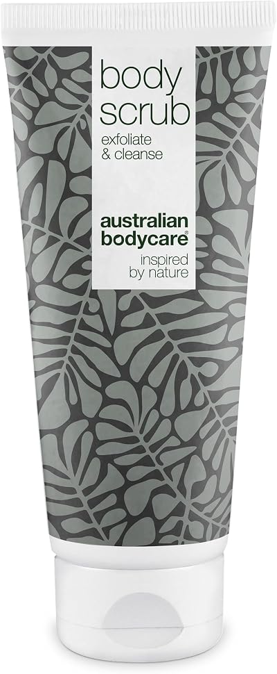 Australian Bodycare Body Scrub Tea Tree Oil 200 ml Exfoliator Foot Scrub