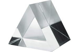 EISCO Equilateral Prism, 2" (50mm) Length, Faces - Triangular, 60 Degree Angles Polished Acrylic Excellent for Physics, Light Refraction & Wavelength Experiments, Photography- Eisco Labs