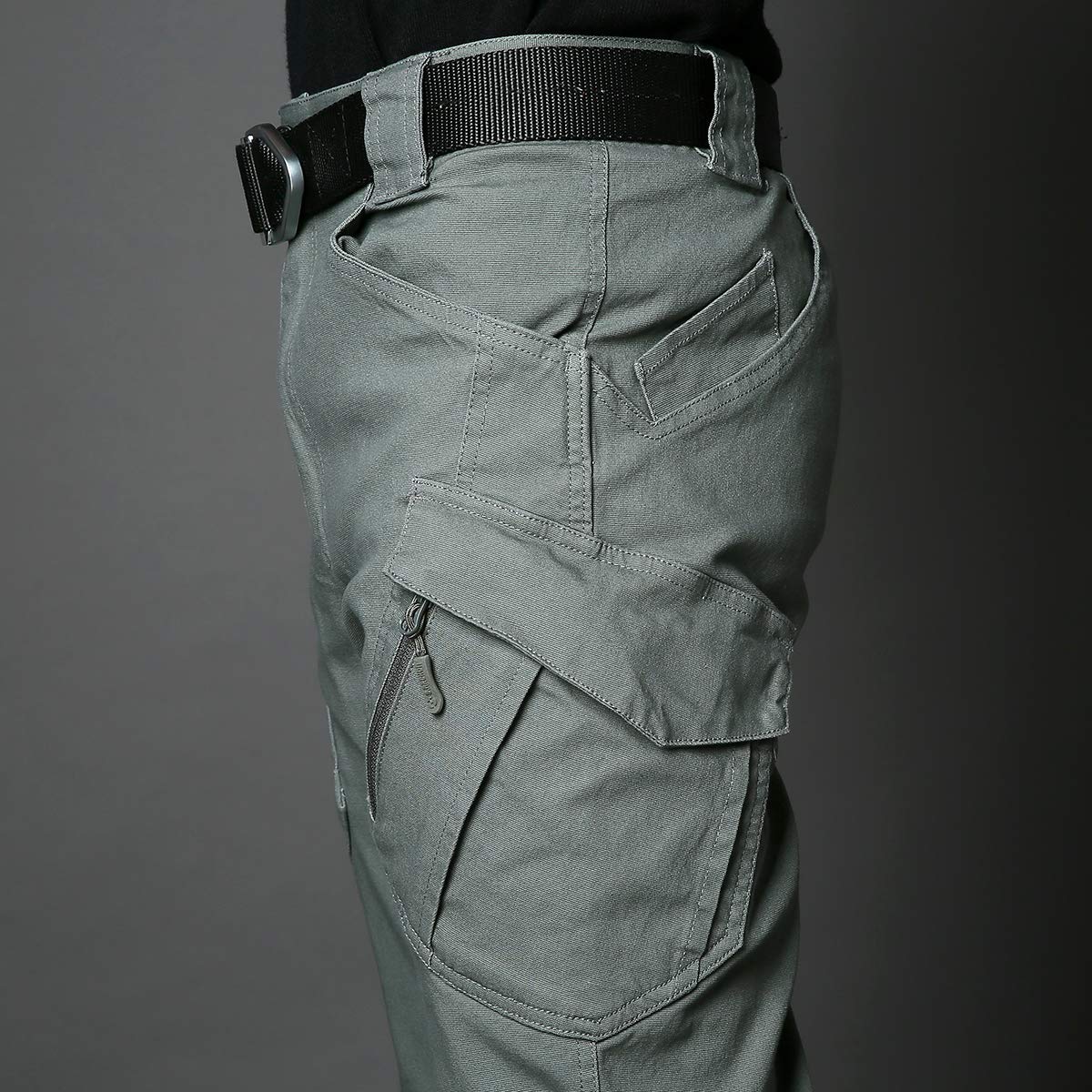 lightweight cotton cargo trousers mens