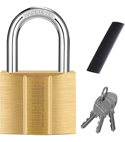 Kasp 124 40mm Brass Padlock Colour Orange