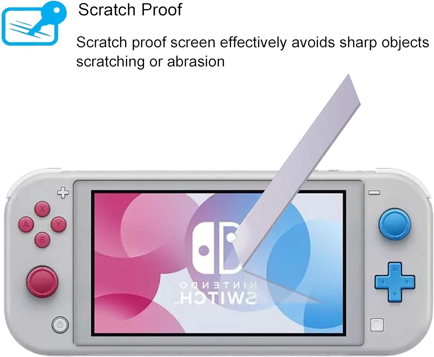 Ailun Screen Protector for Nintendo Switch lite 3Pack Tempered Glass for Nintendo Switch lite 2019 Anti Scratch