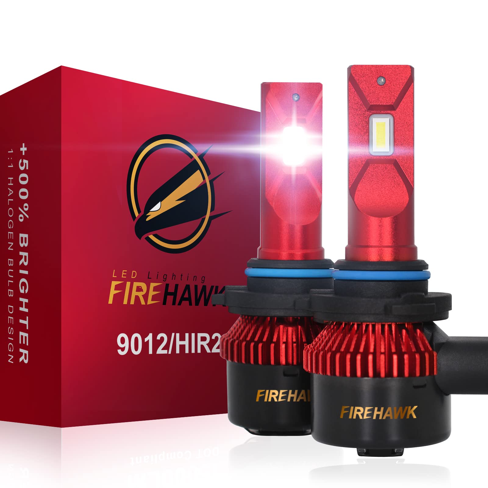 Firehawk 2024 New 9012/HIR2 LED Bulbs 25000LM