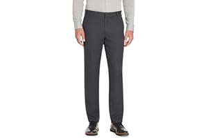 Van Heusen Men's Slim Fit Stretch Flat Front Traveler Pant