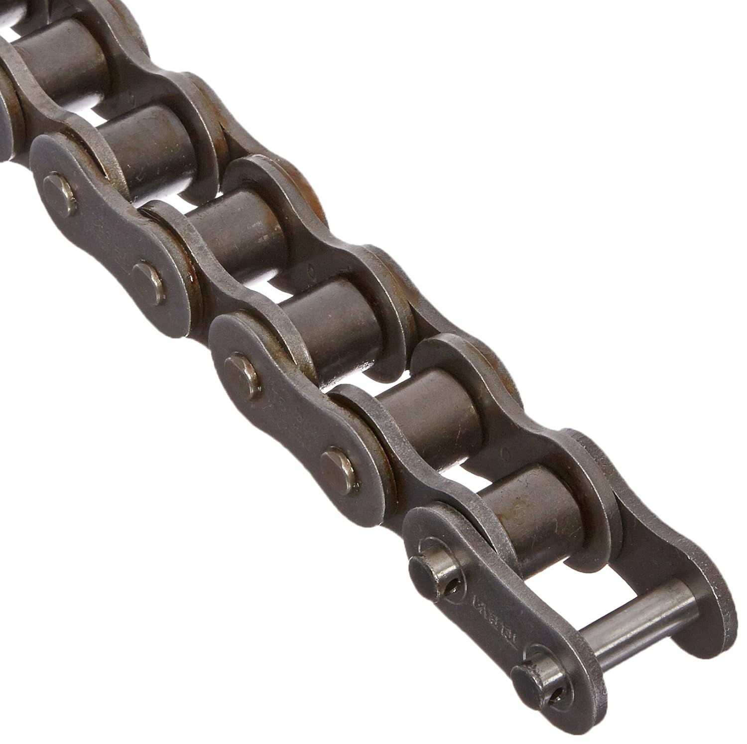 Tsubaki RS80 RIV ANSI Roller Chain, Single Strand, Riveted, Carbon