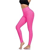 Cheapestbuy Scrunch Butt Leggings for Women High Waist Textured Yoga Pants Ruched Butt Lifting Workout Tights