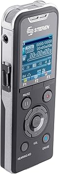 Steren Grabadora Digital De Voz Con 8 Gb De Memoria Amazon Com Mx Electronicos