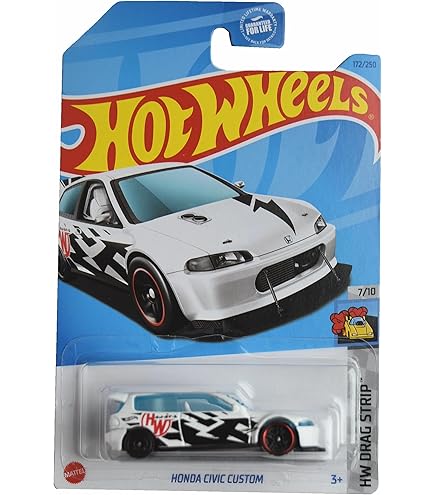 Amazon.com: Hot Wheels 2018 Honda Civic Type R 81/250, White