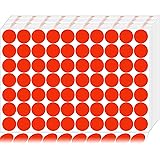 1400 PCS Red Dot Stickers Round Coding Labels