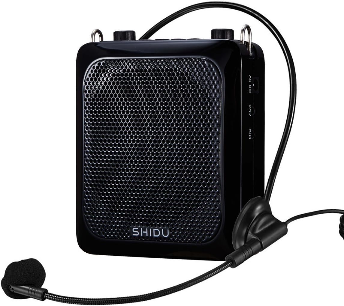 Bluetooth Voice Amplifier,SHIDU Personal Voice Amplifier 18W with Wired
