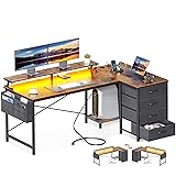 ODK 55-Inch Reversible L-Shaped Computer Desk with