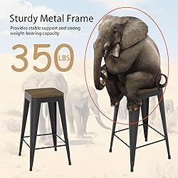 Vinahomar 26 inch Backless Bar Stools Set of