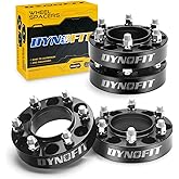 dynofit 6x5.5 Wheel Spacers 1.5 inch for 2024+ Tacoma, 2022+ Tundra, 4 Piece 6x139.7 Wheel Spacer with M14x1.5 Studs 95.2mm Bore Hubcentric Forged Spacer for Toyota & Lexus 6 Lug Truck