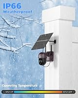Xega 4G LTE Solar Security Camera 2K 20W Panel PIR Motion IP66 view 6