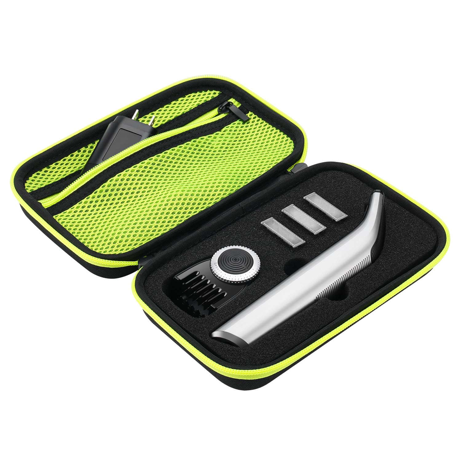 PhD Keisi Yinke Case for Philips Norelco OneBlade Pro QP6520/70,6510/70, Hybrid Electric Trimmer and Shaver, Protective Cover Storage Bag, Black for Qp65