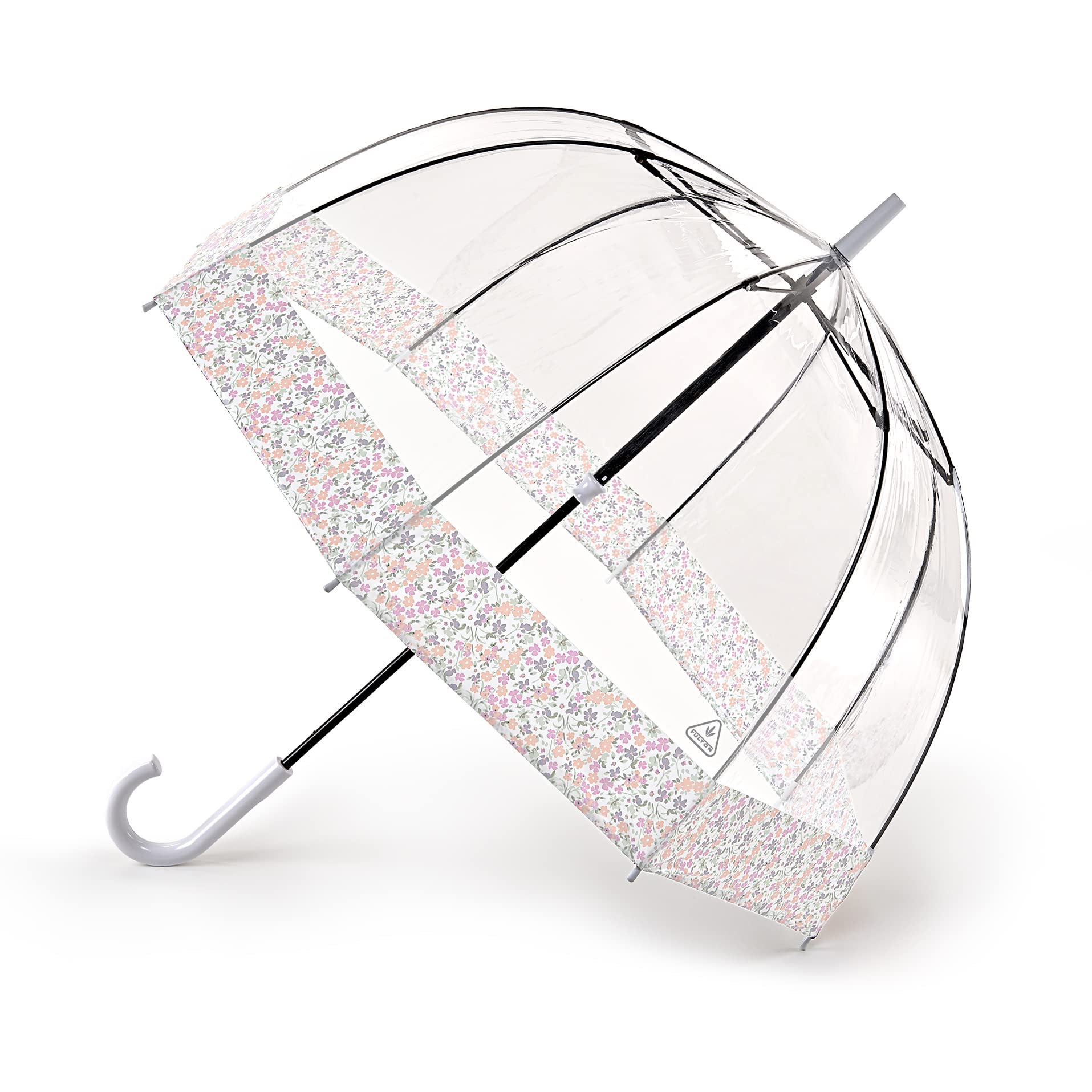 Fulton Birdcage 2 Wedding Floral Border Print Umbrella