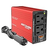 400W Car Power Inverter - Dual DC 12V to 110V AC