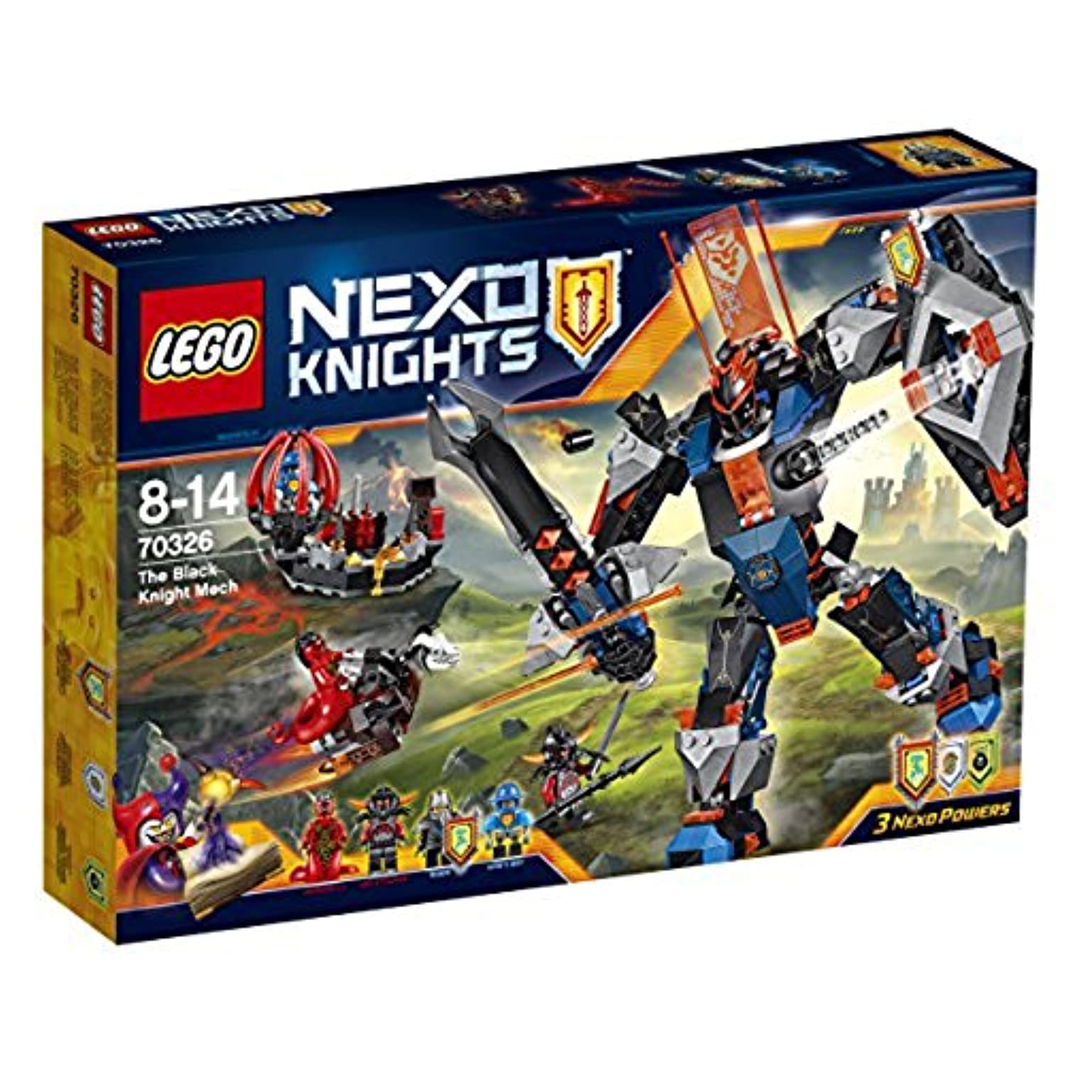 LEGO Nexo Knights Knight Mech 70326 The black