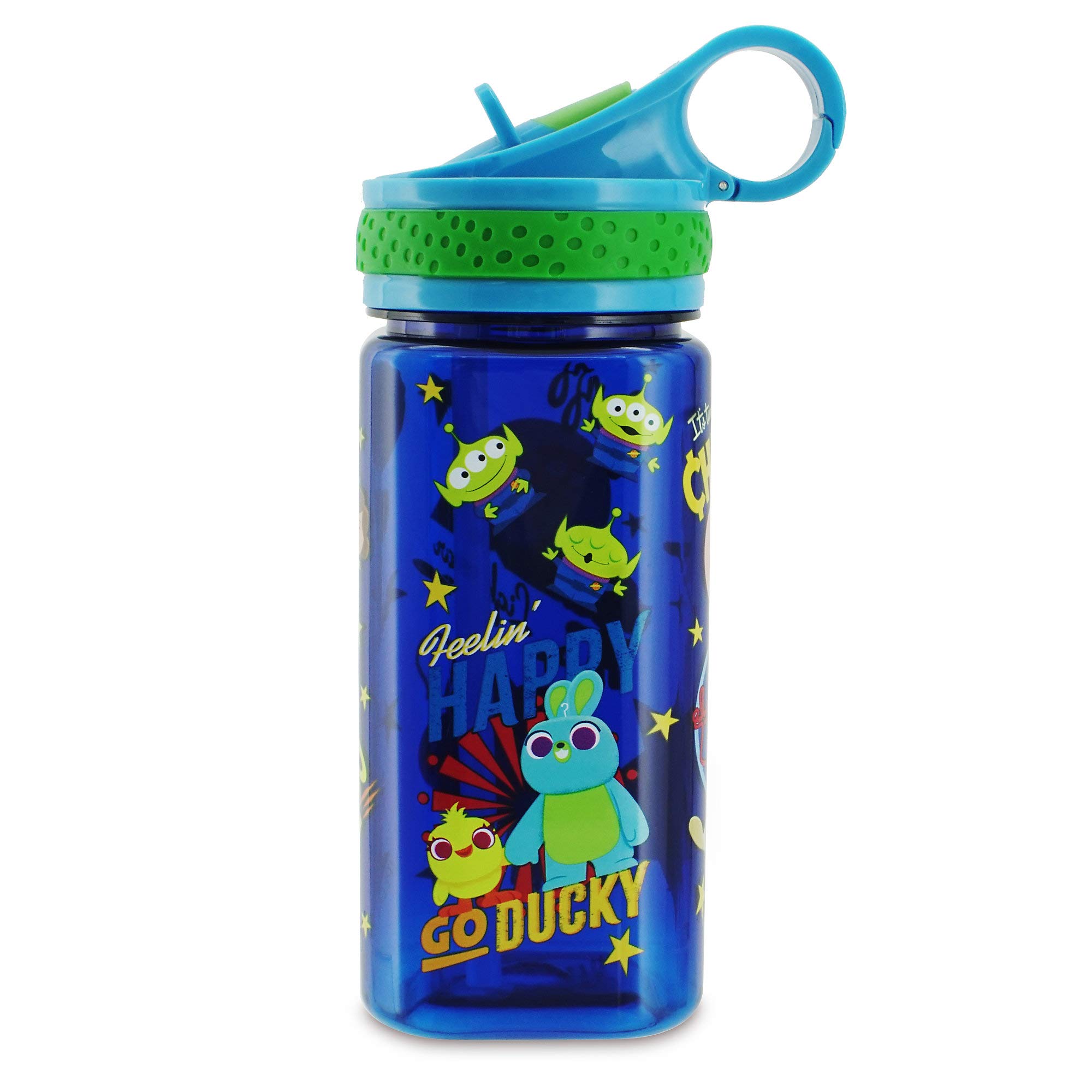 Disney Pixar Toy Story 4 Water Bottle with Built-In Straw