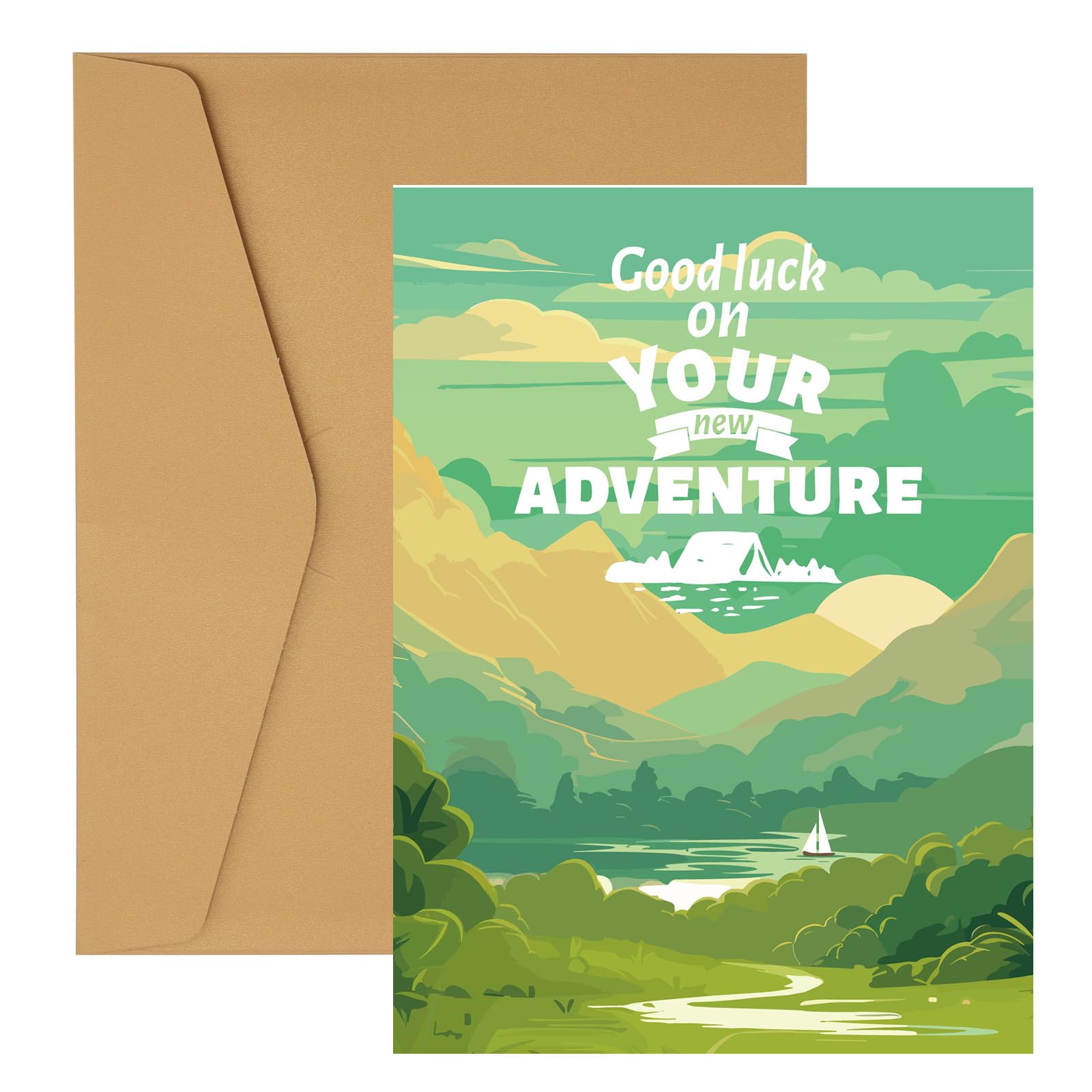 Farewell Card for Coworkers, 15.75x10.63in Large Goodbye Card with Envelope Good Luck On New Adventure Card Going Away Card for Colleague Leaving Retirement Gift