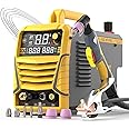 TOOLIOM 50A Non-Touch Pilot ARC Air Plasma Cutter Dual Voltage 110V/220V Metal Cutting Machine with Post/Flow Gas and 2T/4T, 1/2" Clean Cut