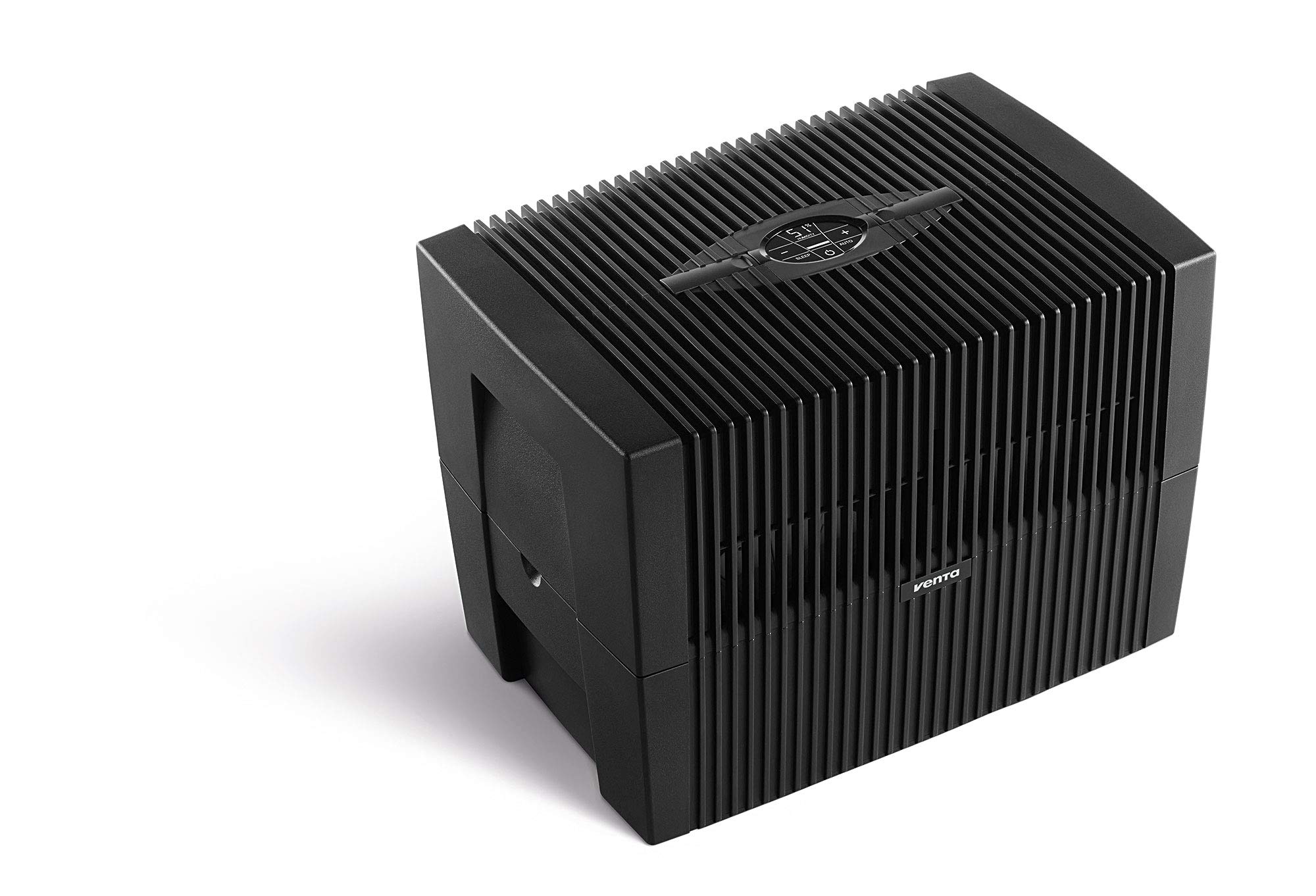 VENTA LW45 Comfort Plus Humidifier, for rooms up to 60 m², brillant black, with digital control, UK Plug