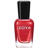 ZOYA Dark Red Nail Polish, Burgundy, Spice &amp; Glitter, Big12Free Vegan