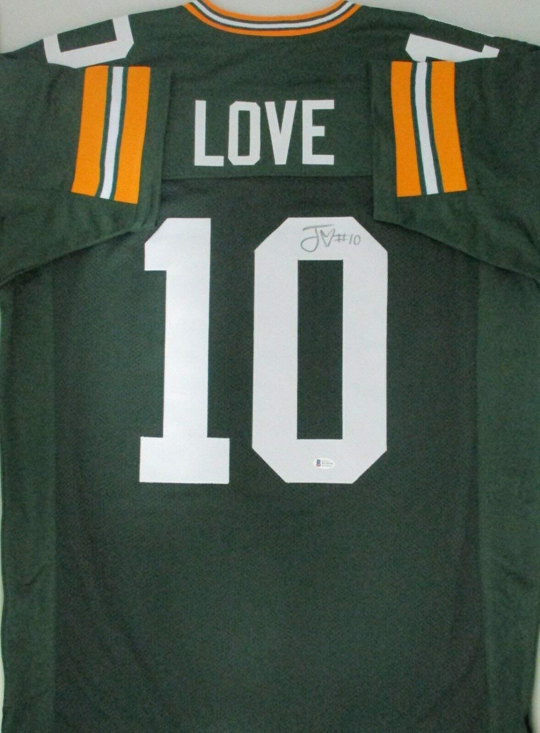 Jordan Love Autographed Signed Packers #10 Custom Replica Green Jersey Auto - JSA