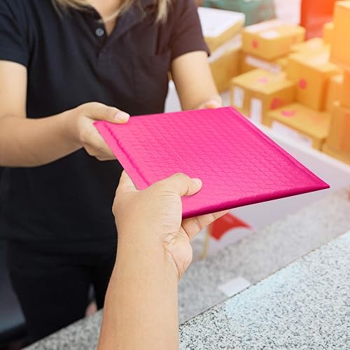 thumbnail interactive-video image 1 of Pink Poly Mailers Shipping Envelopes – Self Sealing, Fast Free Shipping 1 of 6