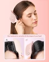 Yikki 2Pack Detangle Hair Brush for Women Wet & Dry Pink Purple view 3