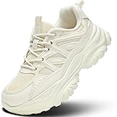 Women's Road Running Shoes Non Slip Ladies Walking Fashion Athletic Chunky Sneakers Work Gym Comfort Lightweight Mesh Soft Sole
