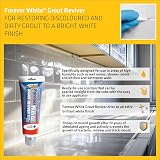 Everbuild Forever White Grout Reviver Arctic White 200ml Water Resistant Mould view 3