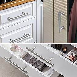 Gobrico Satin Nickel Cabinet Pulls 2-1/2" Hole