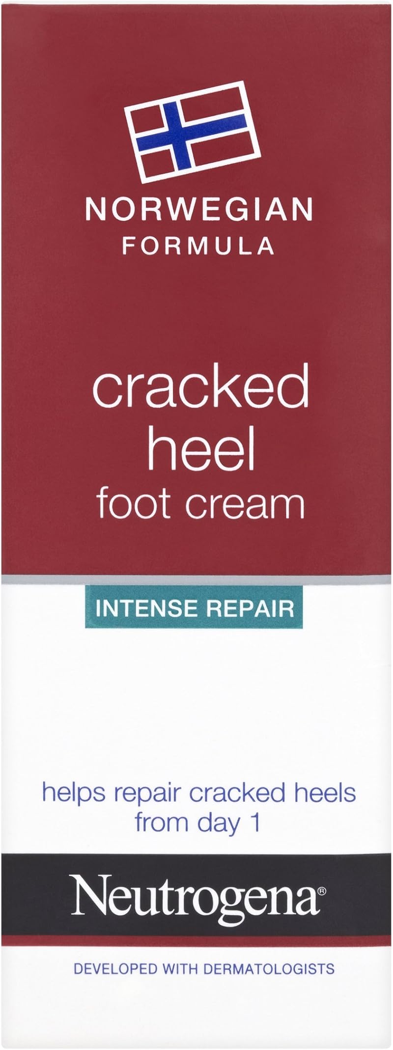 Neutrogena Norwegian Formula Cracked Heel Foot Cream 40ml Intense Moisturise
