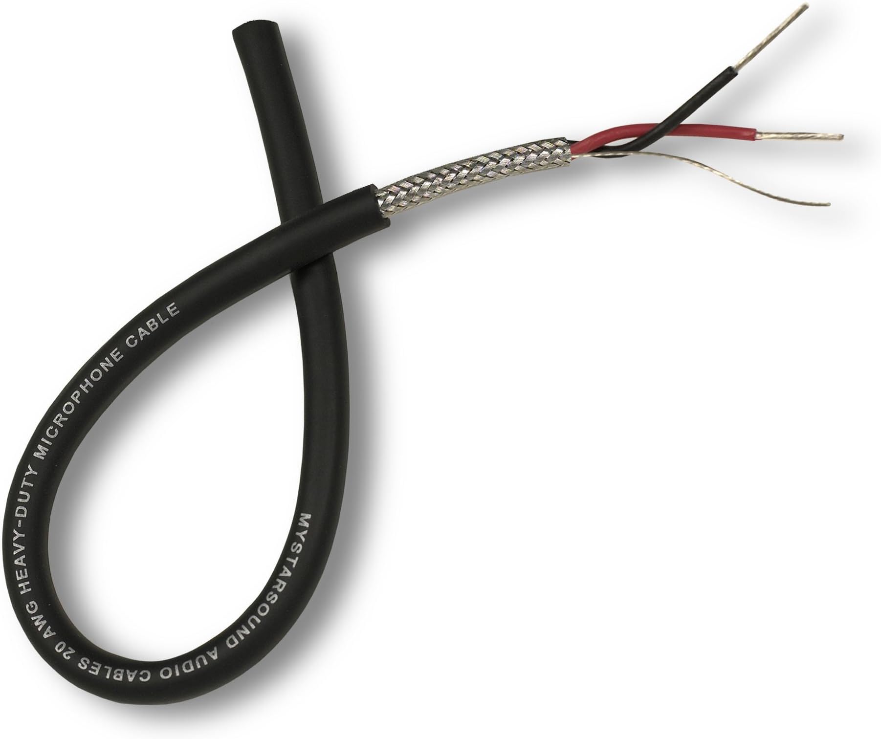 Microphone Wire / Cable Bulk 20 Gauge 95% Shielding USA Made Hi End (75 Ft)